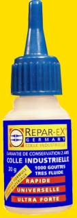 REPAR-EX - Pegamento Fuerte - Pegamento Profesional - Pegamento Reparex para  Todos los Soportes - Pegamento Universal - Bote de 20 Gramos